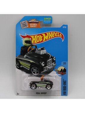 Hot Wheels Pedal Driver Car Black 2016 HW Ride-Ons 2/5 67/250